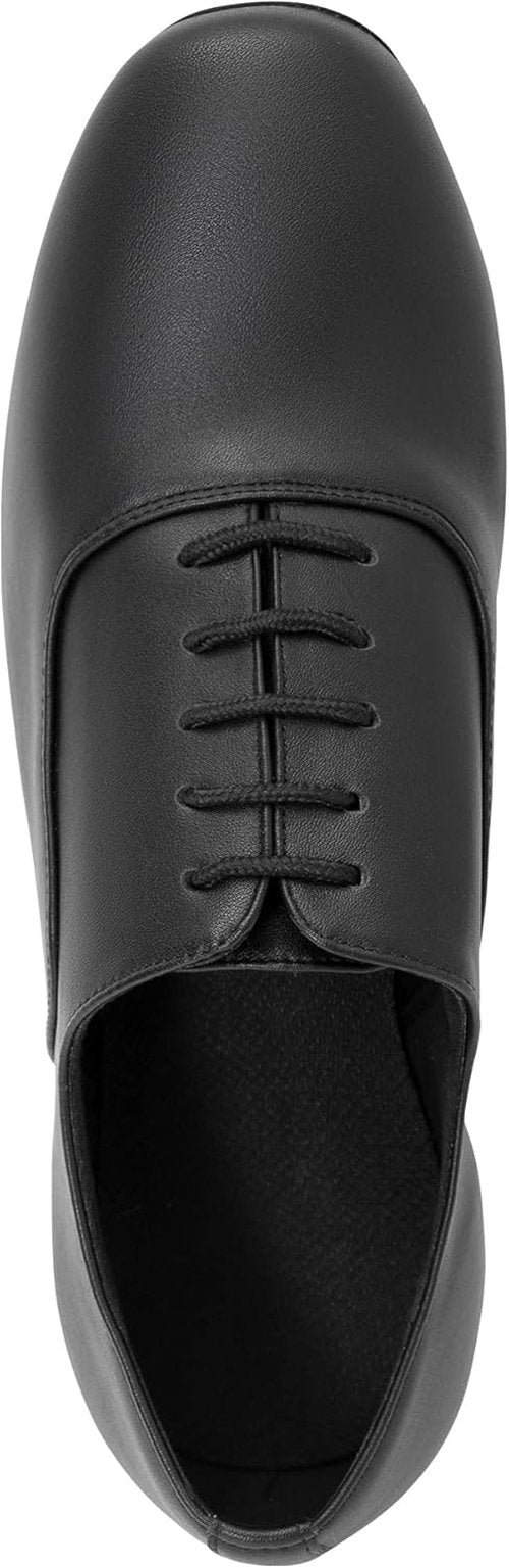 Linodes Men's Latin Dance Shoes - 1 Inch Leather Sole for Ballroom, Salsa, Tango & Waltz