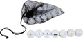 Clean Green Golf Balls | 48 Recycled Golf Balls in Good Condition - Perfect for Practice with Mesh Bag
