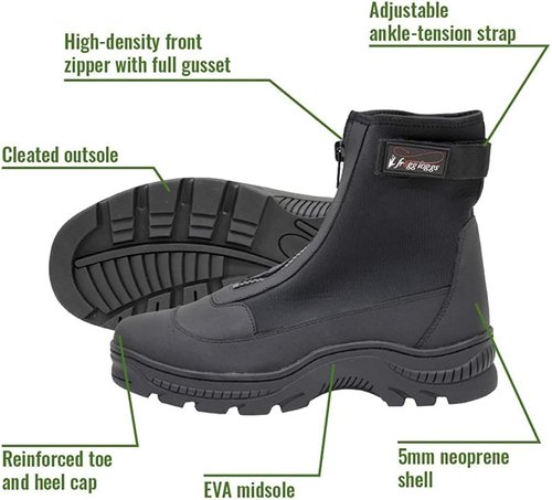 FROGG TOGGS Men's Aransas II Waterproof Neoprene Fishing Wading Boots - Durable & Comfortable
