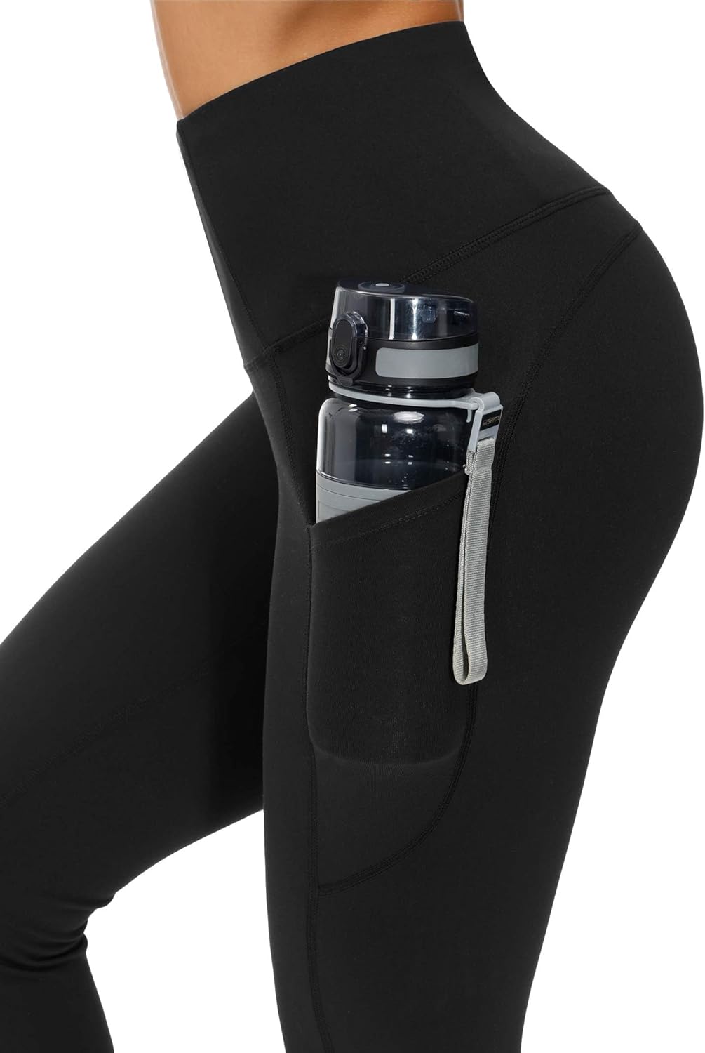 The Gym People High Waist Yoga Pants - Thick Tummy Control Leggings with Pockets for Women
