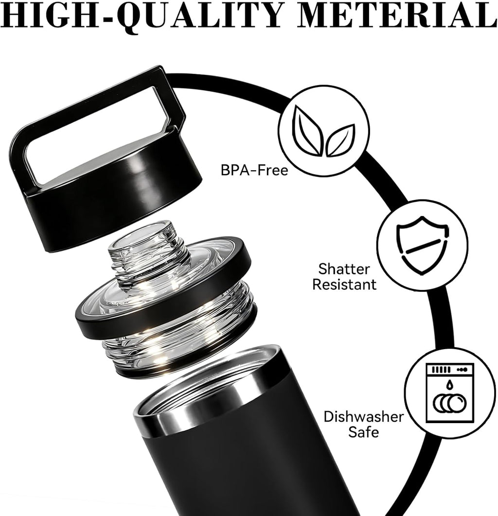 YETI Chug Replacement Lid Cap - Compatible with 18oz, 26oz, 36oz & 64oz Rambler Bottles