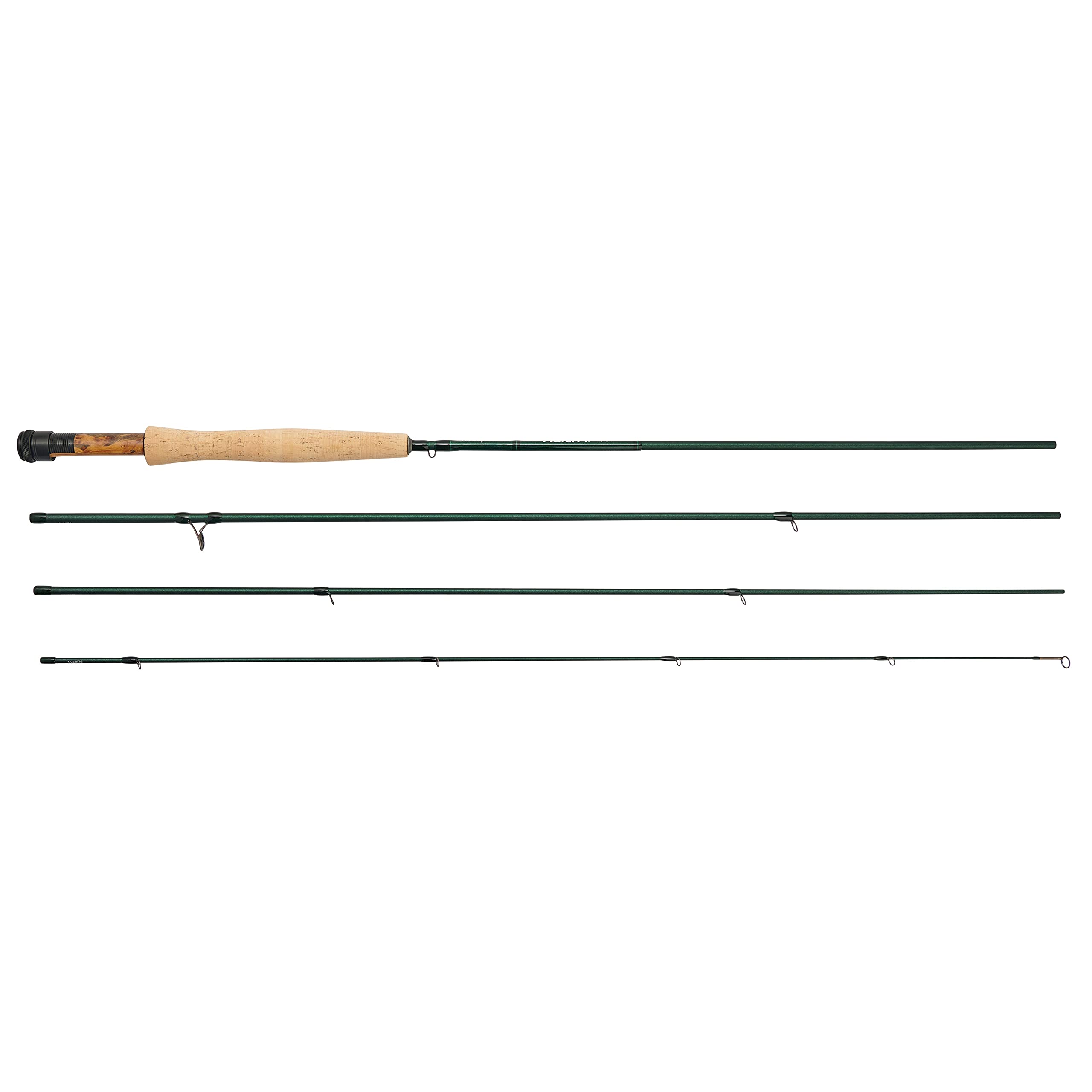 Shakespeare Agility Fly Fishing Rod,Green, 6' - 3wt - 4pc