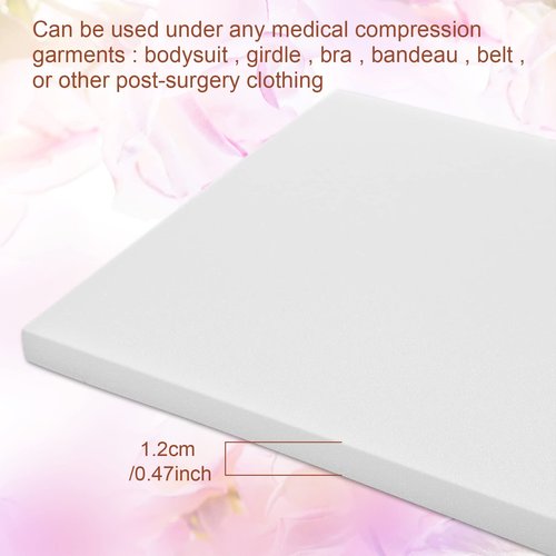 Frienda 8 Pieces Thick Lipo Foam Board,lipo Foam Pads for Use with Flattening Abdominal Compression Garments