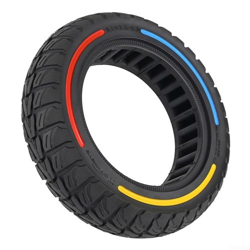 9.5x2.50-6.1 Solid tire for NIU KQI3 Electric Scooter, Rubber Tire Shock Absorber KickScooter Replacement Part(Color)