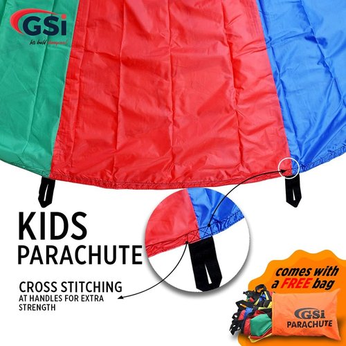 GSi Parachute - Durable 12ft & 6ft Parachute for Outdoor Fun and Adventure