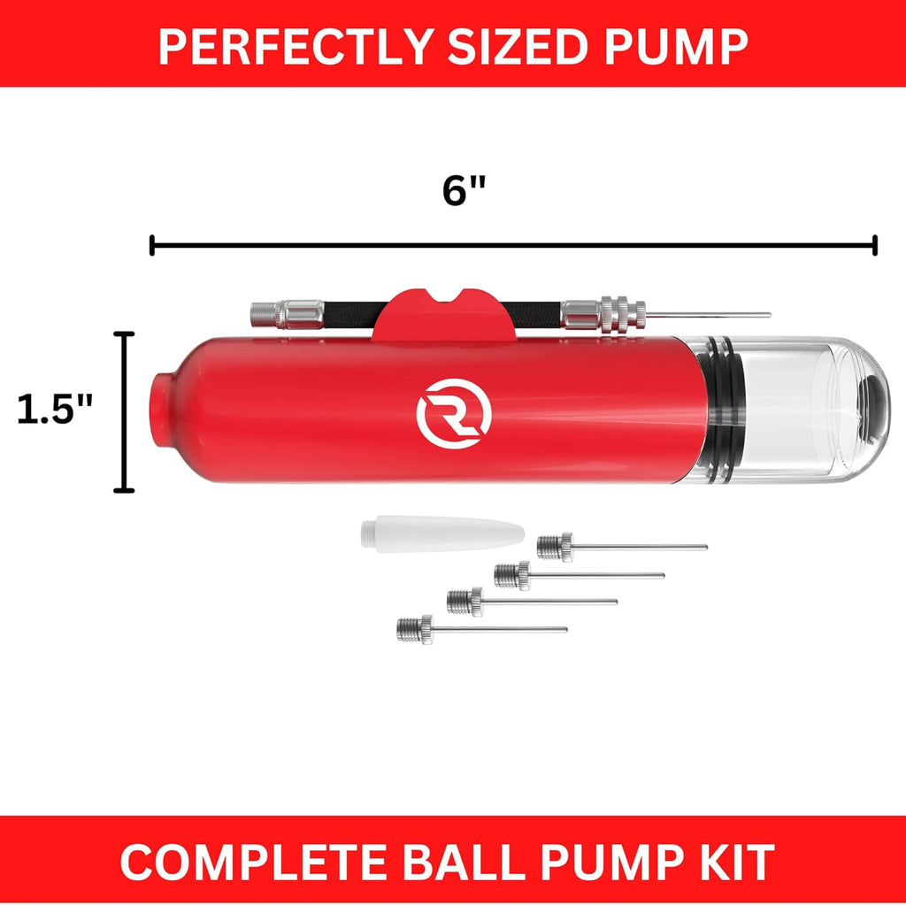 Skiennix Ball Pump for Sports - 5 Needles Included | Ideal for Basketball, Soccer, Volleyball & Football