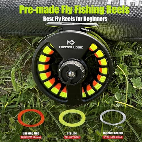 Master Logic 9ft 5wt 4-Piece Fly Fishing Rod Combo Starter Kit