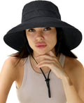 Skiennix Sun Hat for Women - Wide Brim Gardening & Beach Protection | Breathable Cotton Summer Hat