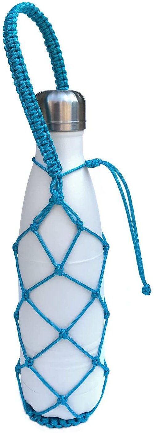 Gearproz HydroNet Handle - Compatible with S'well, Simple Modern, Mira, Manna Stainless Steel Water Bottles — Available in 9 oz, 17 oz, 25 oz (Turquoise, 17 oz)