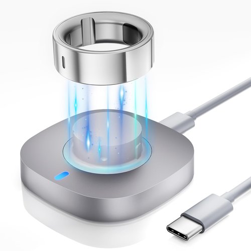 Snyeest Compatible with Aura-Ring Gen 4 Charger -Size 9- Charging Dock and USB-C Cable Replacement Accessories