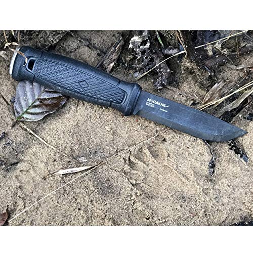 Morakniv Garberg Fixed Blade Knife with Carbon Steel Blade & Poly Sheath
