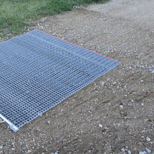 Yard Tuff Heavy-Duty Steel Mesh Drag Mat for Lawn & Surface Leveling