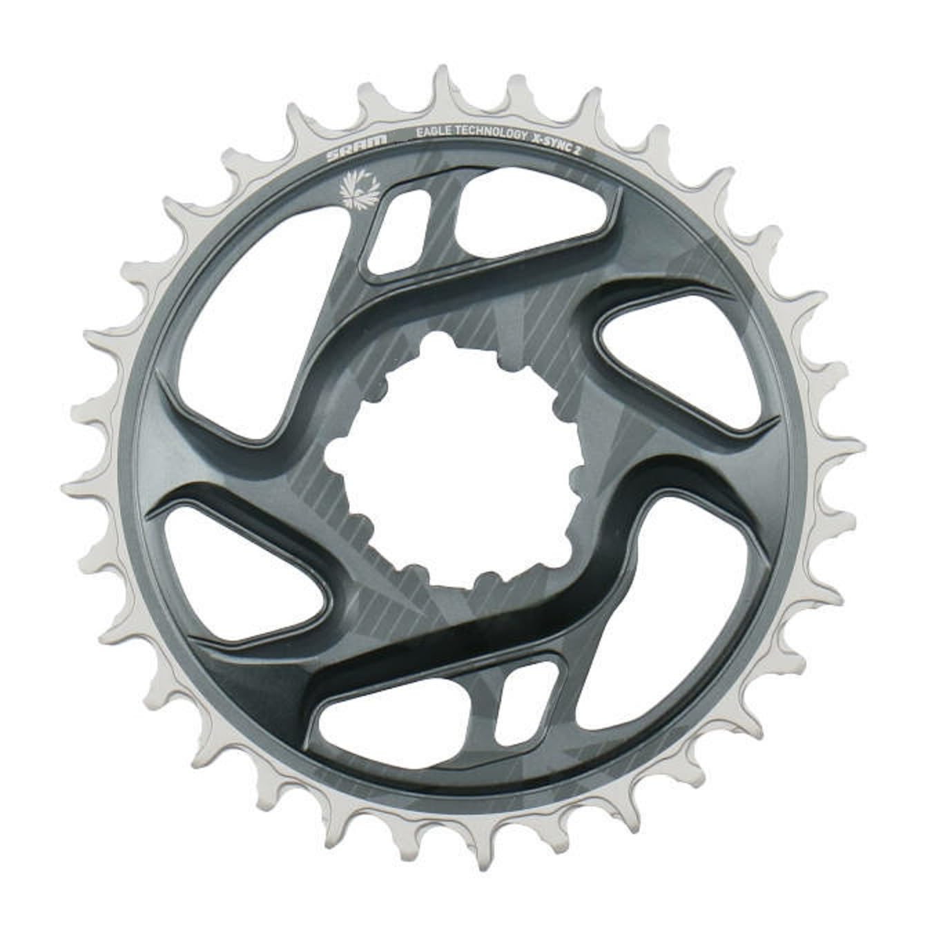 SRAM Eagle X-SYNC 2 Direct Mount Chainring - 30t, Direct Mount, 3mm Offset, for Boost, Lunar Grey
