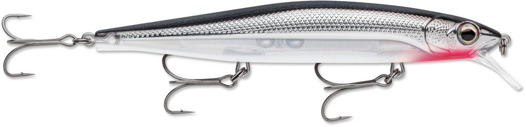 Rapala Precision Xtreme Mavrik Jerkbait, Hard Bait Lure, Bass Walleye Pike Fishing Lure, Twitch and Pause, 4-3/8", Metallic Silver