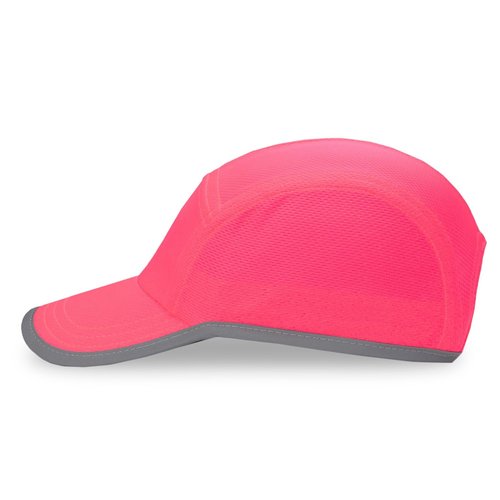 Headsweats Performance Race/Running/Outdoor Sports Hat, High Visibility Neon Pink Reflective