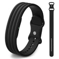 Google Fitbit Air Active Silicone Strap - Flexible Sport Band, Black