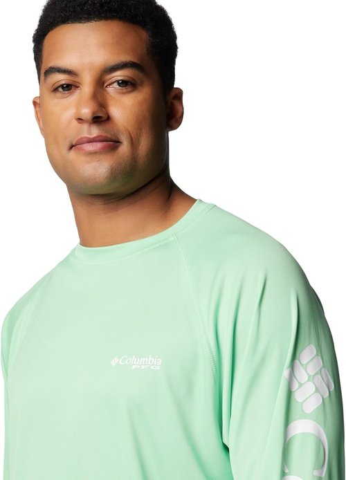 Columbia Men's Long Sleeve PFG Terminal Tackle Shirt - Lightweight, Quick-Dry Fabric