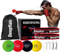 Skiennix Boxing Reflex Balls Set - Adjustable Headband for Enhanced Speed & Hand-Eye Coordination | 4 Pcs