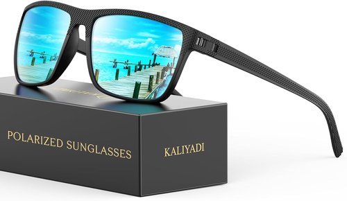KALIYADI Polarized Men's Sunglasses - Classic UV400 Protection for Driving, Fishing & Golf