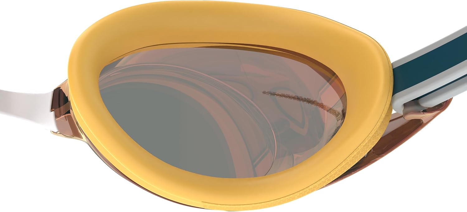 Speedo Swim Goggles - Mirrored Vanquisher 2.0 for Enhanced Clarity and Comfort