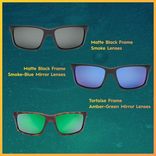 Flying Fisherman Freeline Polarized Sunglasses - AcuTint UV Blocker for Fishing & Outdoor Sports