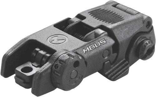 Magpul MBUS Flip-Up Backup Sights - Durable Black Rear Sight for Quick Target Acquisition