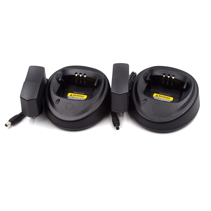 (2-Pack) Charger for Motorola CP200 CP200D NNTN4496 NNTN4497 – Charging Dock Kit