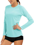 MAGCOMSEN Women's Long Sleeve Sun Protection Shirt - UPF 50+ for Hiking, Fishing & Workouts