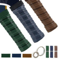 PINMEI Pickleball Grip Tape 3pcs Overgrip Pickleball Paddle Grip Tape with Raised Ridge Replacement Grip Wrap Accessory for Pickleball Paddle Handle (Brown Blue and Green)