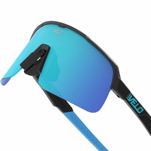 VELO Shades – Slider – Baseball/Softball Sunglasses – By Jax of The Bullpen Training (Gen2, Black Ice, Sml Adlt/Youth)