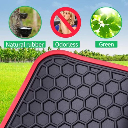 Matericuo Golf Cart Floor Liner Mat Full Coverage Custom Fit for EZGO TXT (1994-UP),Express S4 (2012-2020)，Cushman Workhorse，EX1 (2020),Valor,Navitas,Some Star Carts Black