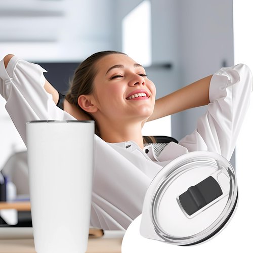 2Pack Compatible with MiiR Lid,Replacement Tumbler Lid Compatible with MiiR 12oz/16oz/20oz/24oz Stainless Steel Tumbler,Leak-Proof,BPA-Free.(Not a Magnetic Lid)