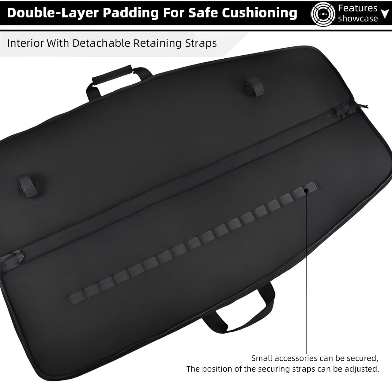 Skiennix Tactical Rifle Case - Soft Shooting Range Bag with Dual Lockable Zippers | 36" & 42" Sizes