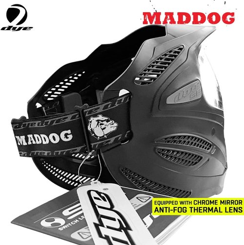 Maddog Dye SE Special Edition Paintball Mask - Replaceable Anti-Fog Dual-Pane Lens | Adjustable Full-Face Protection