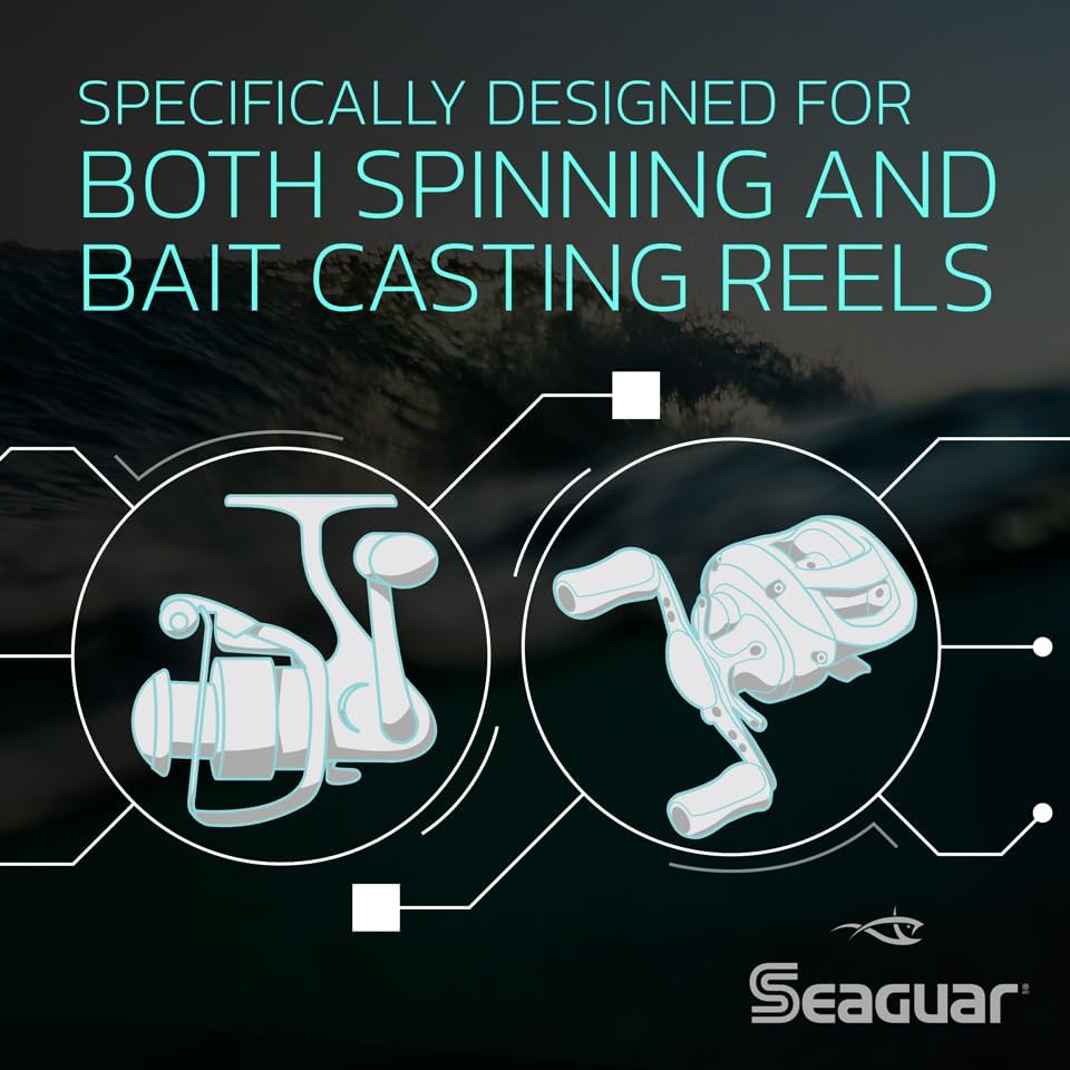 Seaguar Tatsu Fishing Line - 100% Fluorocarbon for Casting & Live Bait | Clear, Multiple Sizes Available
