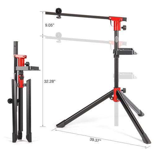 CXWXC Bike Repair Stand (Max 55 Lbs)- Bicycle Workstand Maintenance Stand- eBike Mechanic Stand Workstands for Shop Home