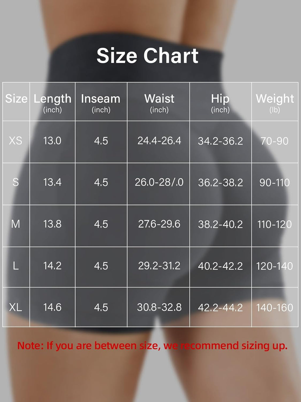 YEOREO Women's Gym Shorts - 4.5" Seamless Butt Lifting Biker Shorts in Colinne Color