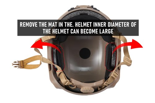 Lancer Tactical Medium - Large Industrial Durable ABS Plastic Constructed Maritime Helmet w/Adjustable 20mm Side Rail Adapter Padding Stickers NVG Shroud Bungee Retention Goggle Clip