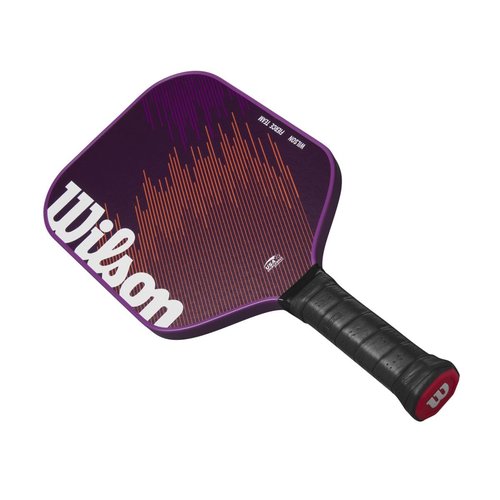 WILSON Fierce Team 13mm Pickleball Paddle - Grip Size 2-4 1/4", Purple