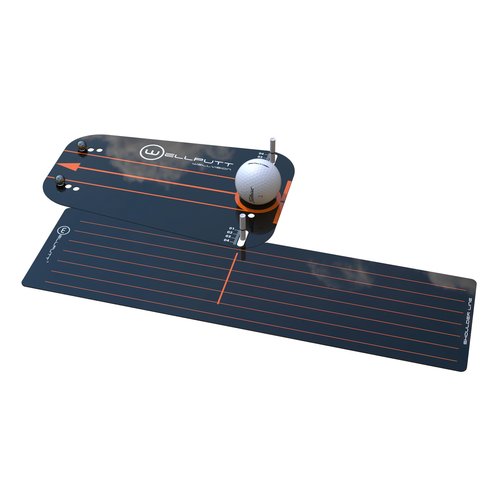Wellputt - Wellvision Plus Putting Mirror - Ultra Thin Two Pieces Stainless Steel Training Aid