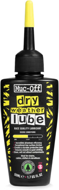 Muc-Off Bio Dry Bike Chain Lube - Wax-Based Formula for Smooth Gear Shifts | Includes Microfiber Cloth