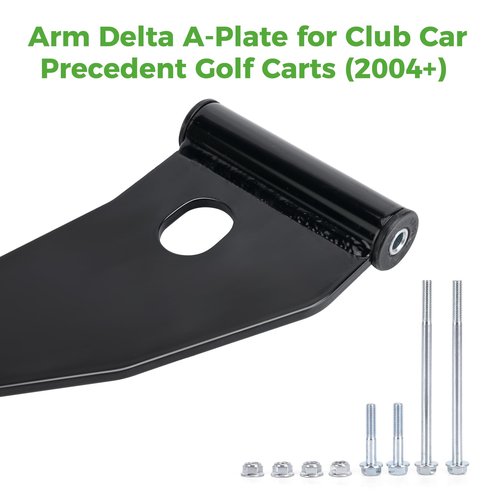 10L0L Golf Cart Control Arm Delta A-Plate for Club Car Precedent 2007-up & Tempo 2018-up Golf Carts, OEM 102287301 103388501 (Control A-Arm Kit)