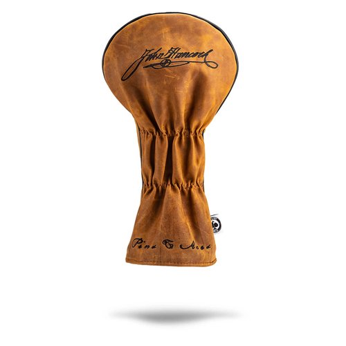 Pins & Aces Declaration Head Cover - Premium, Hand-Made Leather, Hi Quality Headcover - Declaration of Independence Styled, Tour Quality Golf Club Cover - Style and Customize Your Golf Bag (Driver)