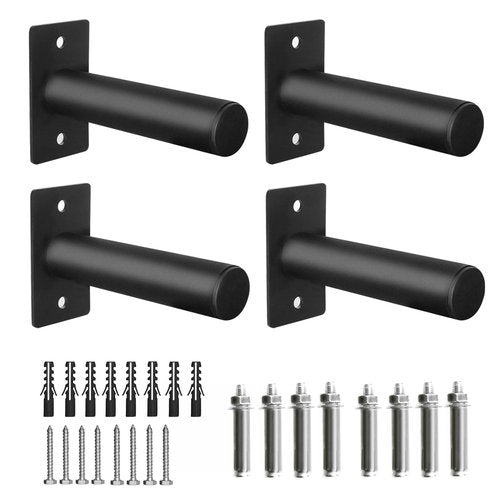 Wall Mounted Weight Plate Rack: Wall Mounted Weight Rack Storage for 2" Olympic Weight Plate - Wall Mounted Weight Plate Holder for Gym Home 4PCS