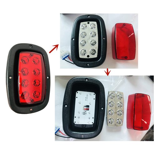 Club Car DS LED Taillight Yamaha TailLights for Club Car DS Gas & Electric Golf carts (1993 & up) and Yamaha G14, G16, G19, G22 Golf Cart