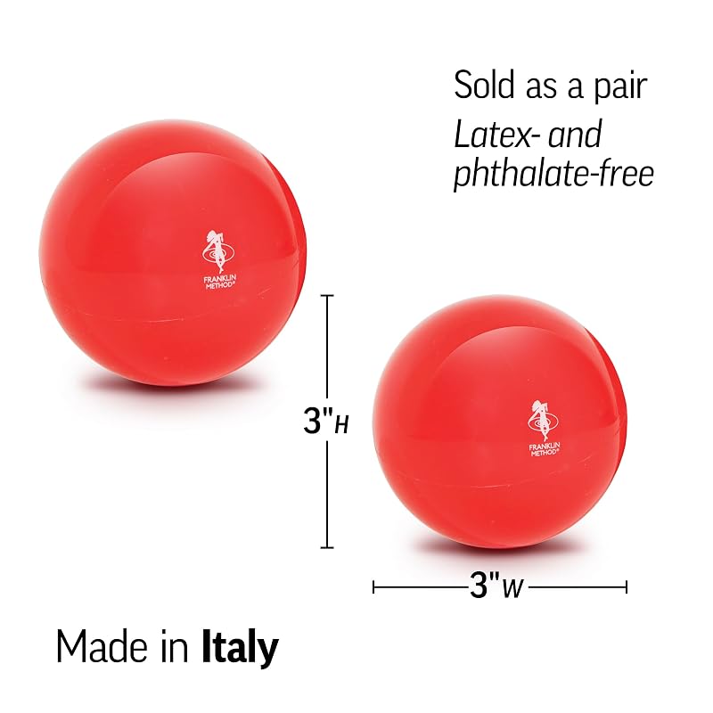 Franklin Method Mini Smooth Ball Set – Adjustable Firmness, 3