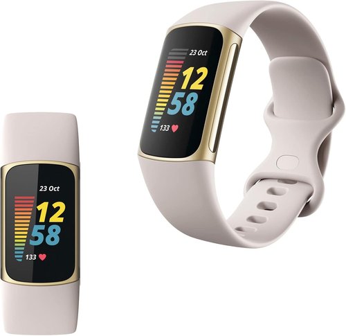 Fitbit Charge 5 Fitness & Health Tracker - Built-In GPS, Stress Management, Sleep Tracking | One Size (S & L Bands Included)