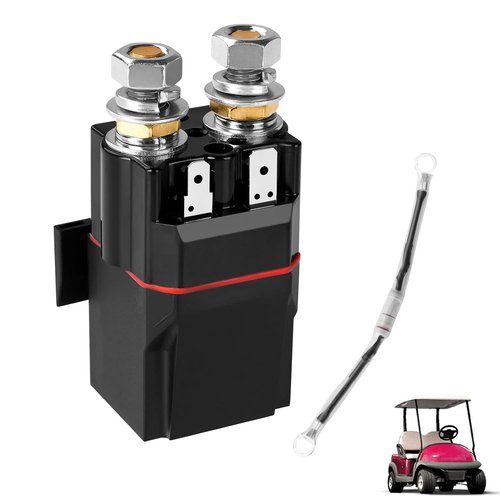 DRIVE UP Golf Cart 48 Volt Solenoid with Resistance for Club Car New Models DS Precedent and Tempo, Replaces OEM 102865901 1014947
