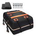Rooftop Cargo Carrier Bag Waterproof 20 Cubic Car Roof Bag Cargo Carrier All Cars with/Without Rack Includes Anti-Slip Mat 10 Reinforced Straps 6 Door Hooks