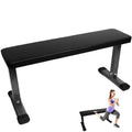 Fitvids Flat Weight Bench – Heavy Duty Flat Workout Bench for Home Gym Weight Training – nan – Gray/Black